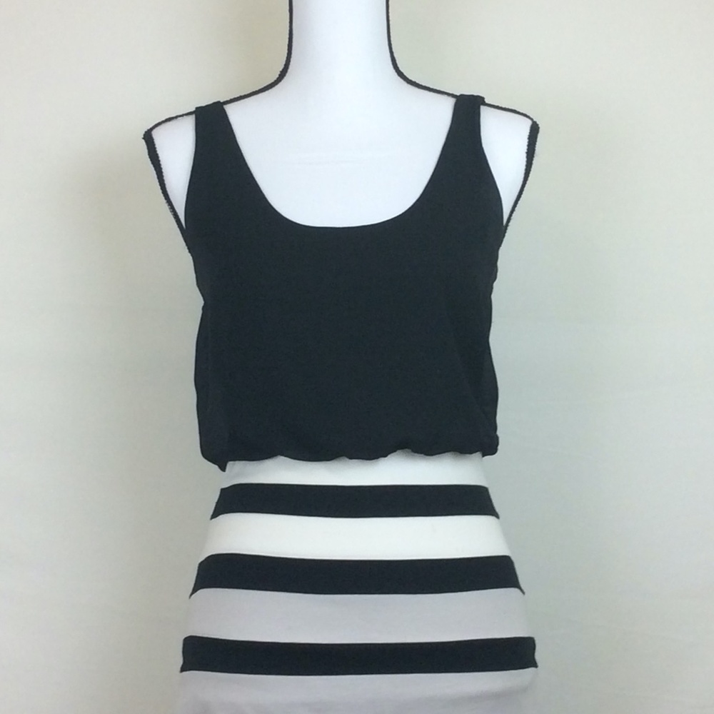 Express Women's Stripe Banded Mini Cocktail Dress